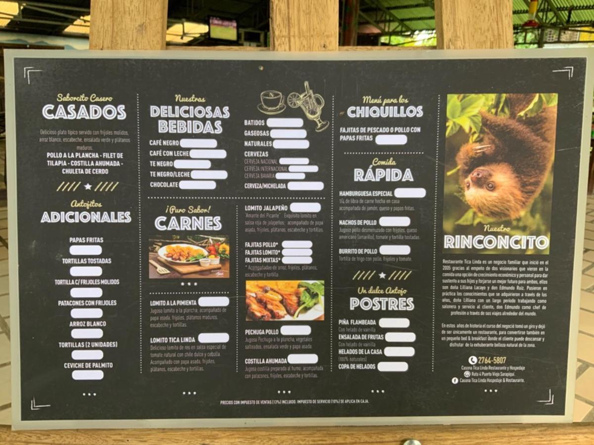 Casona Tica Linda Hotell Sarapiquí Eksteriør bilde